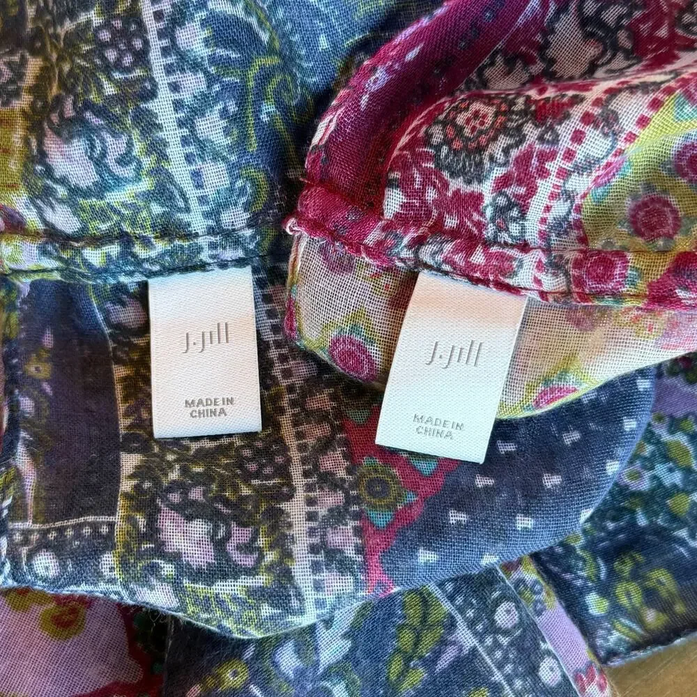 J Jill Infinity Scarf LOT (2) 33